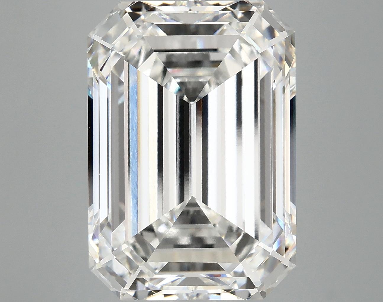 10.62 Carat Emerald Shaped Ideal Cut VVS2 IGI Certified Lab Grown Diamond