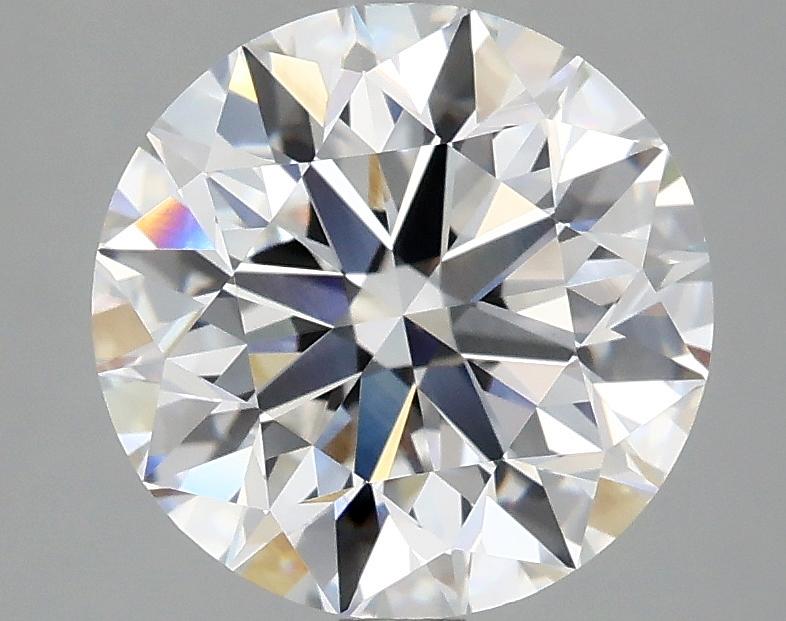 3.04 Carat Round Shaped Excellent Cut VVS2 IGI Certified Lab Grown Diamond