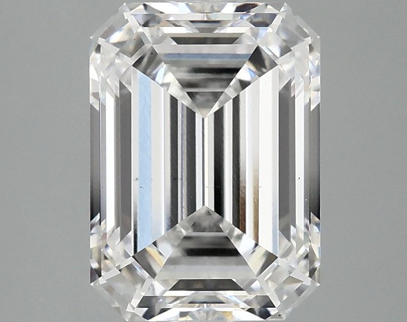 3.09 Carat Emerald Shaped Excellent Cut VS1 IGI Certified Lab Grown Diamond