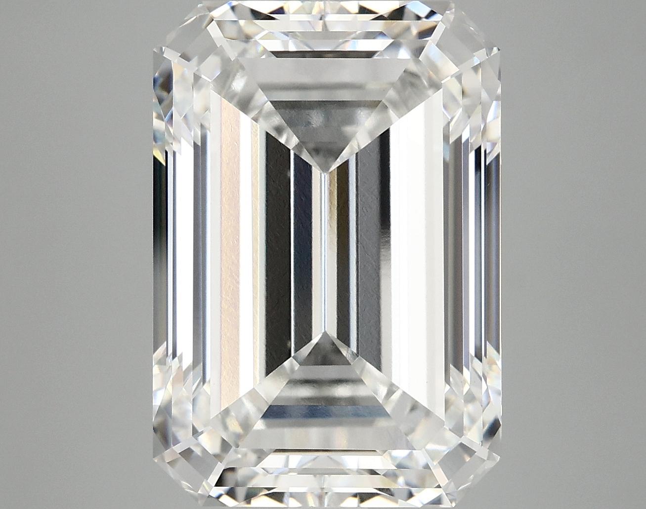 10.7 Carat Emerald Shaped Ideal Cut VVS2 IGI Certified Lab Grown Diamond