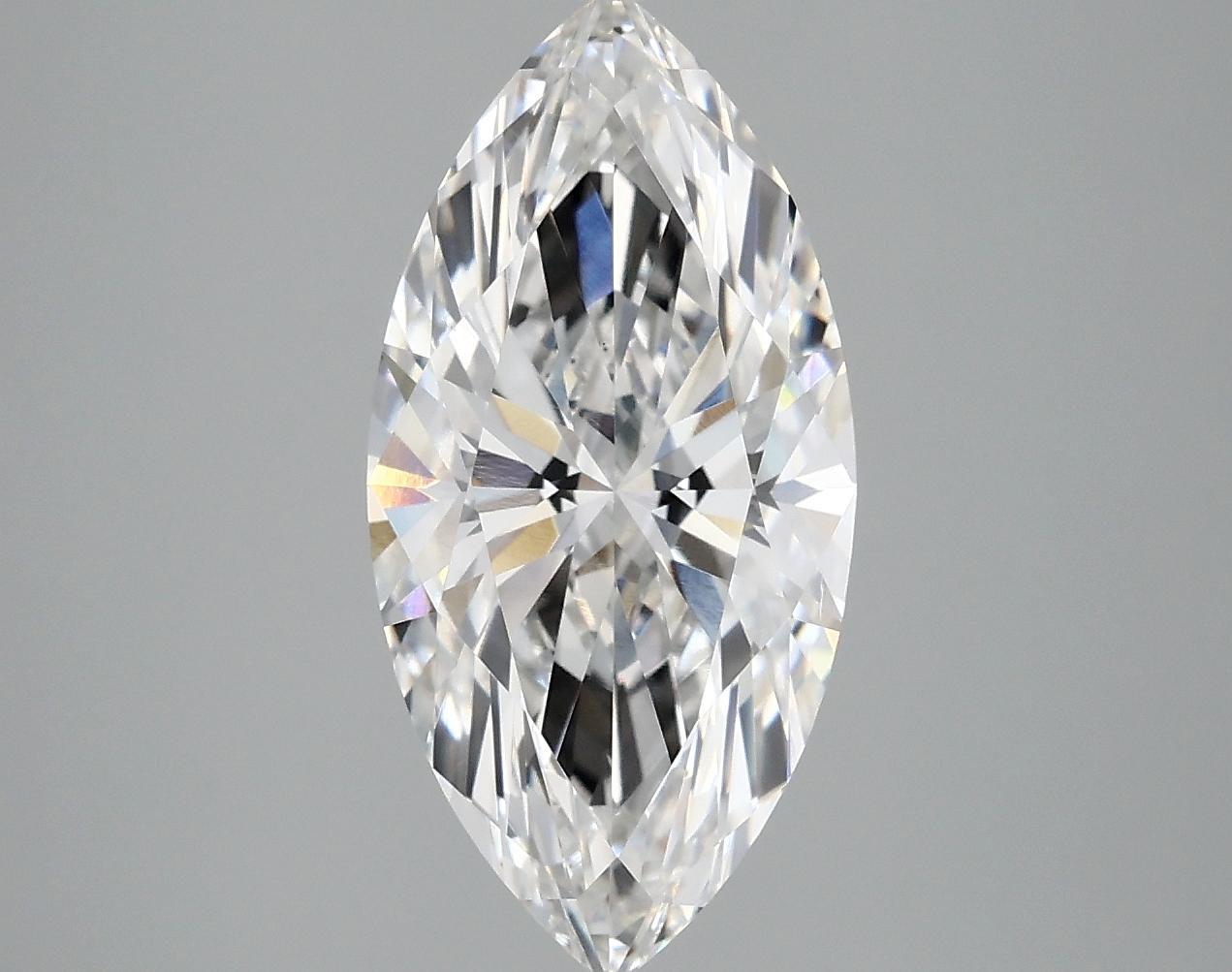 3.0 Carat Marquise Shaped Ideal Cut VS2 IGI Certified Lab Grown Diamond