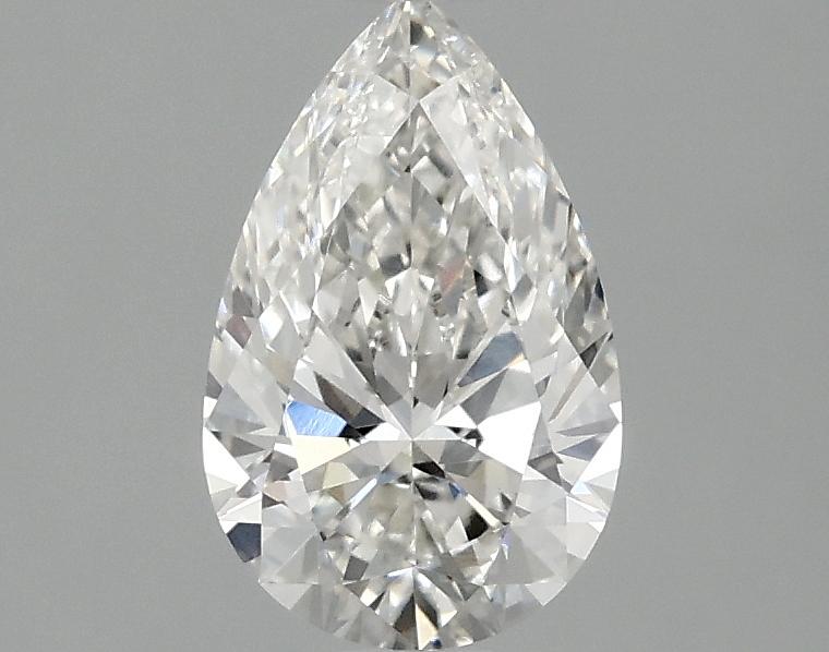 0.97 Carat Pear Shaped Ideal Cut VVS2 IGI Certified Lab Grown Diamond