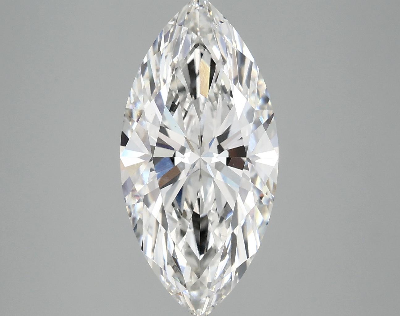 3.08 Carat Marquise Shaped Ideal Cut VS1 IGI Certified Lab Grown Diamond