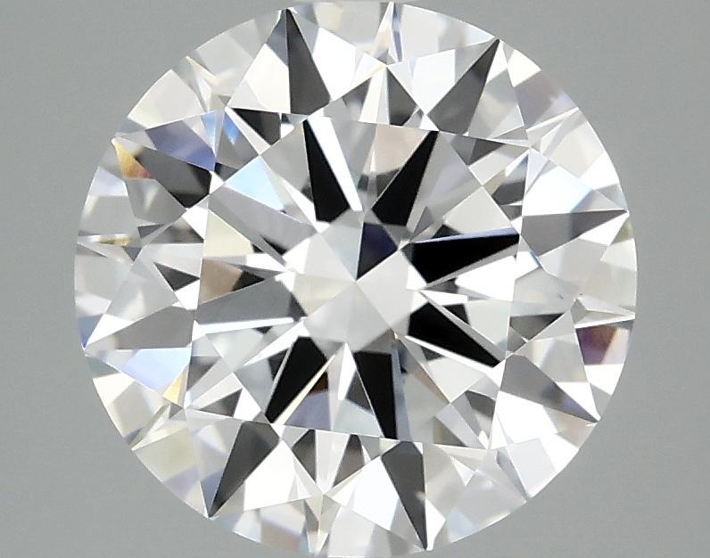 3.08 Carat Round Shaped Ideal Cut VVS2 IGI Certified Lab Grown Diamond