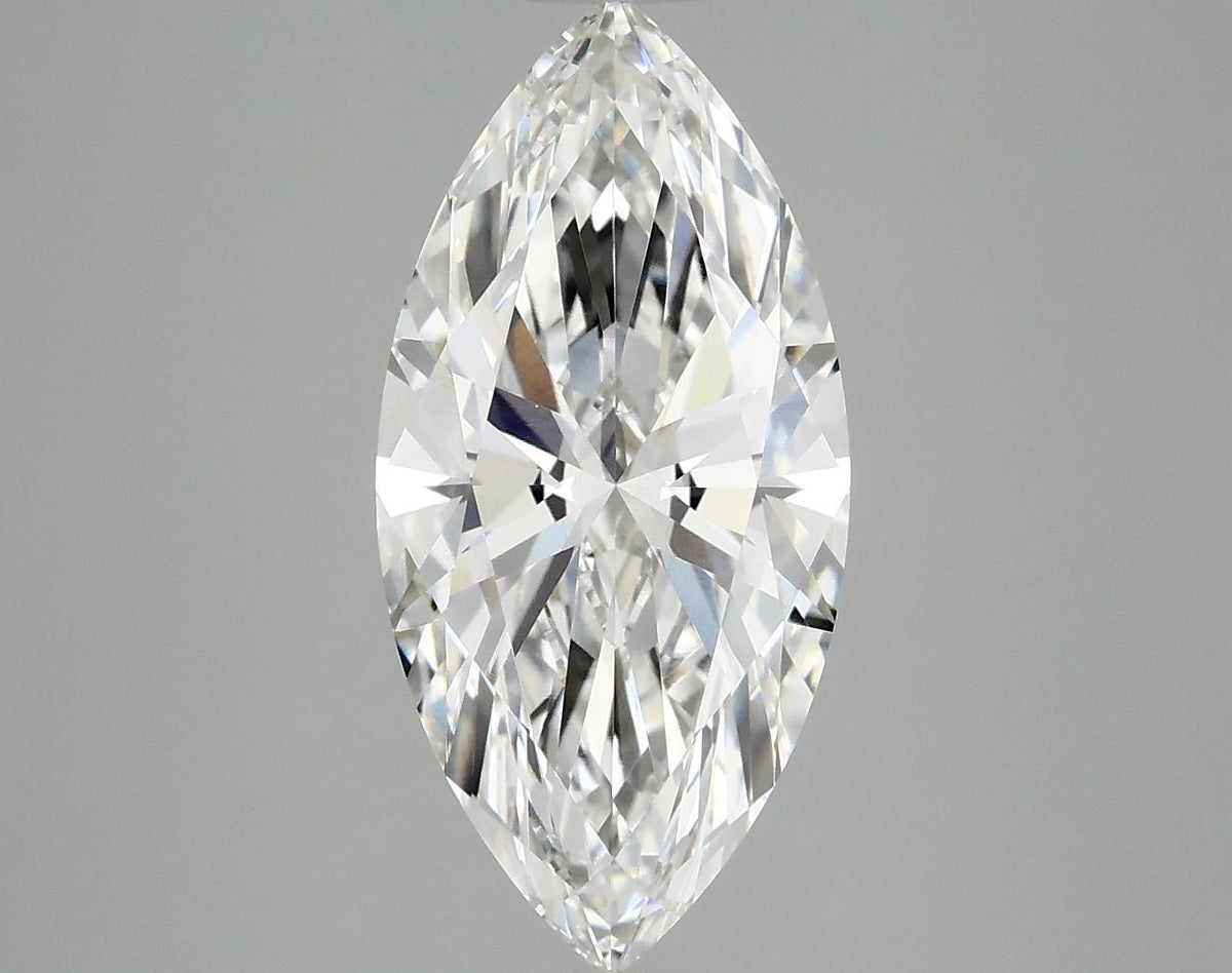 3.1 Carat Marquise Shaped Excellent Cut VVS2 IGI Certified Lab Grown Diamond