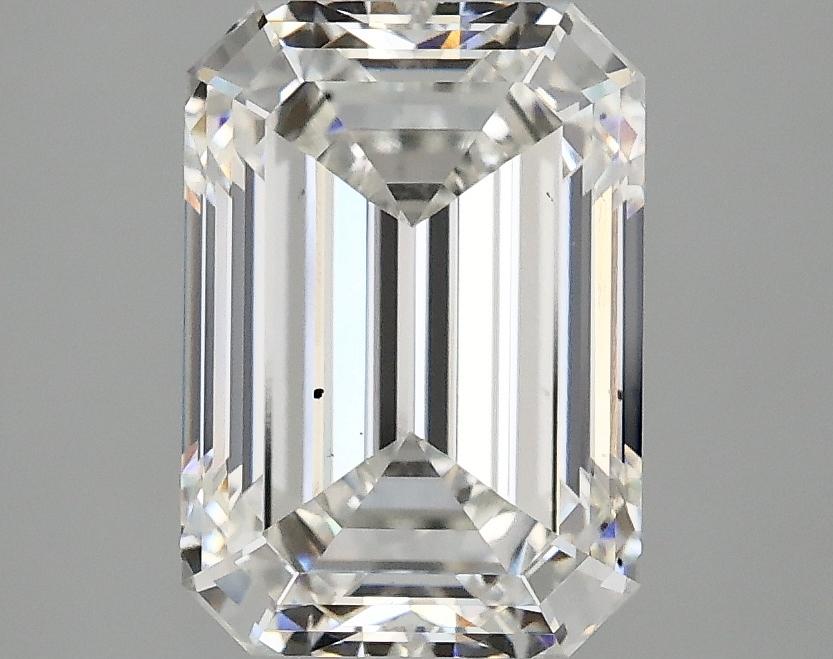 2.98 Carat Emerald Shaped Ideal Cut VS2 IGI Certified Lab Grown Diamond