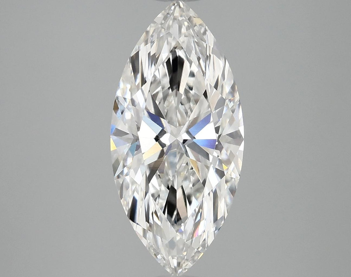 3.02 Carat Marquise Shaped Excellent Cut VS1 IGI Certified Lab Grown Diamond