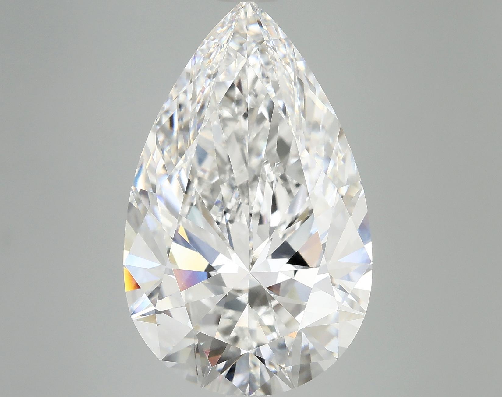 10.0 Carat Pear Shaped Ideal Cut VVS2 IGI Certified Lab Grown Diamond
