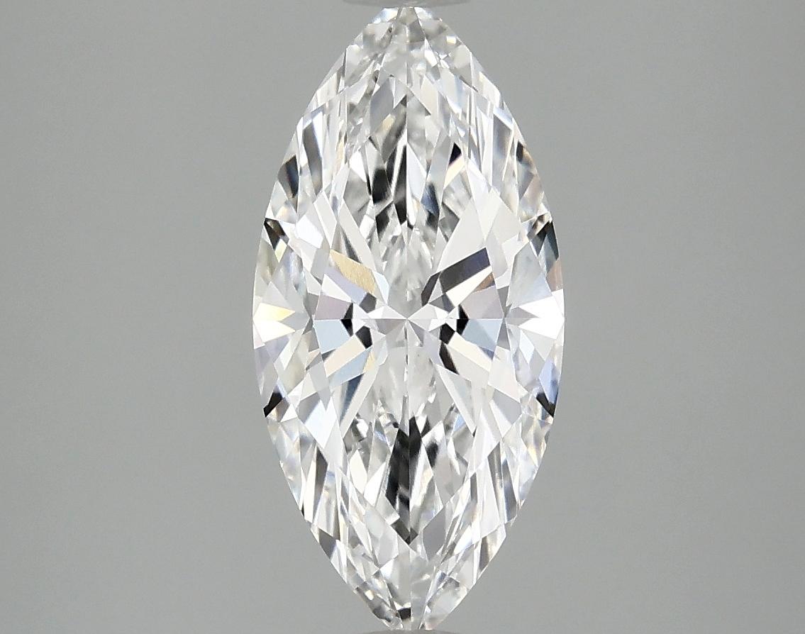 2.03 Carat Marquise Shaped Excellent Cut VVS2 IGI Certified Lab Grown Diamond
