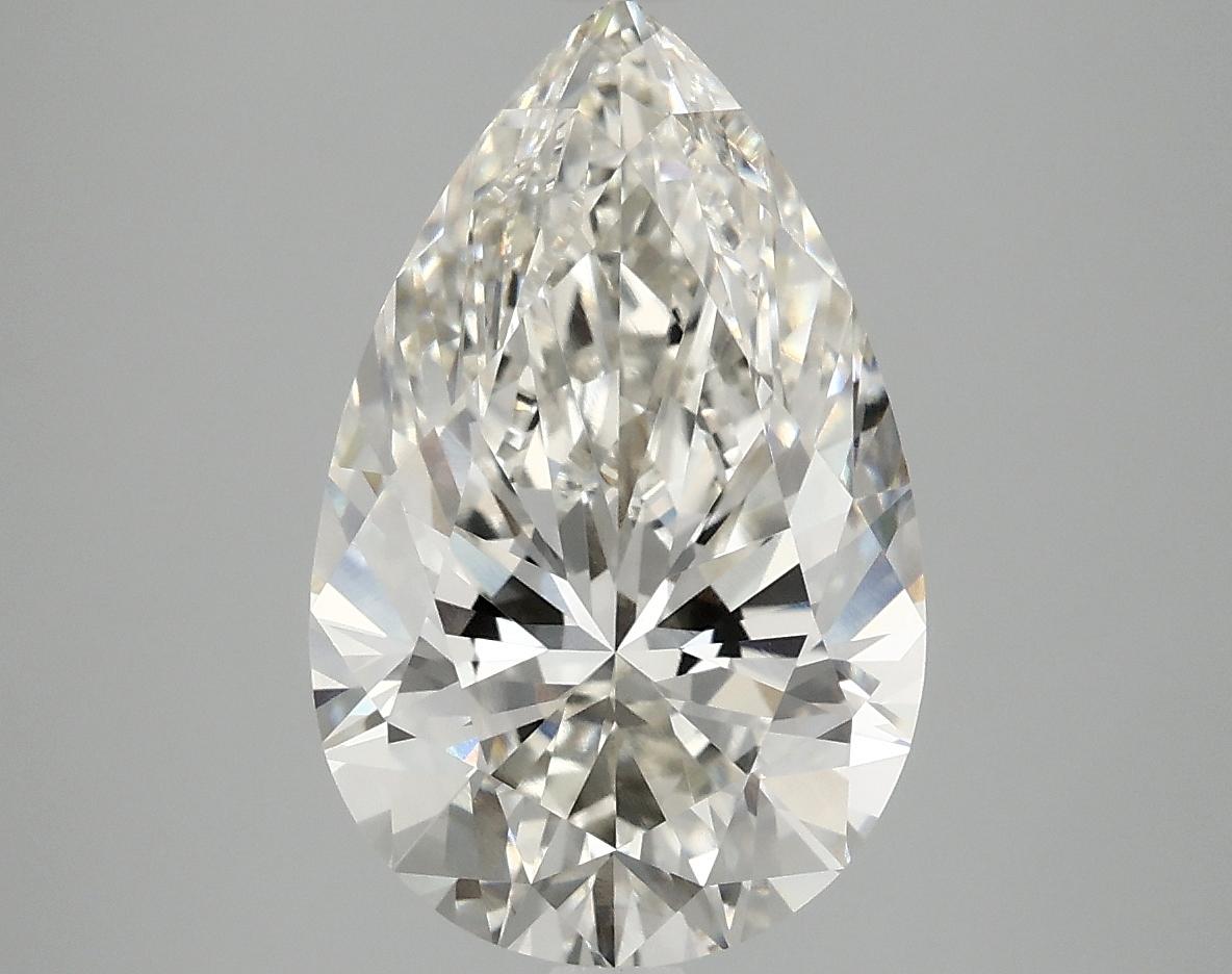 4.03 Carat Pear Shaped Ideal Cut VVS2 IGI Certified Lab Grown Diamond