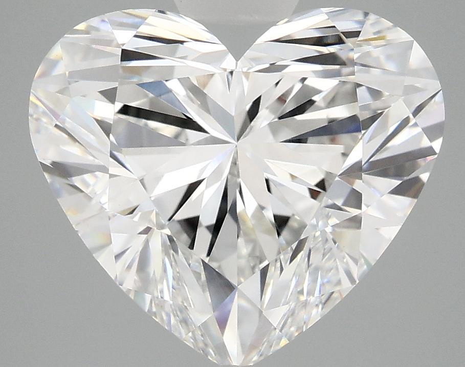 5.03 Carat Heart Shaped Ideal Cut VVS2 IGI Certified Lab Grown Diamond