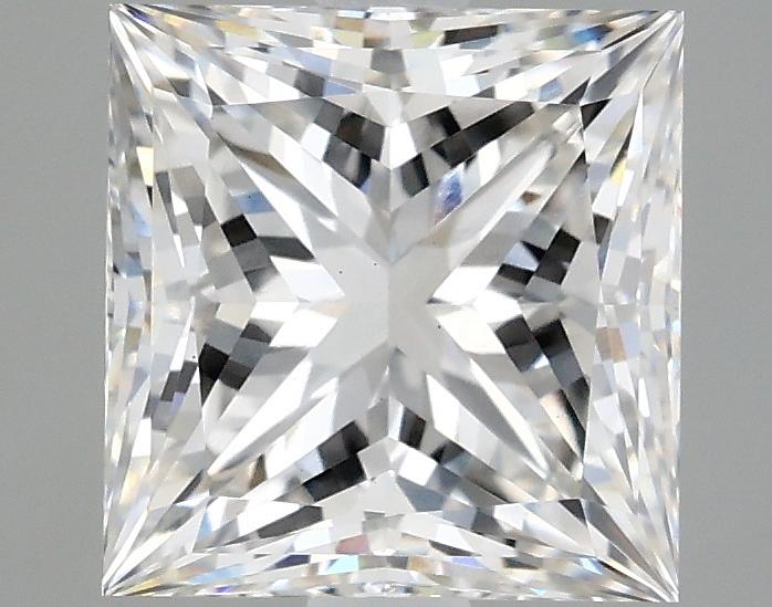 2.68 Carat Princess Shaped Ideal Cut VS1 IGI Certified Lab Grown Diamond