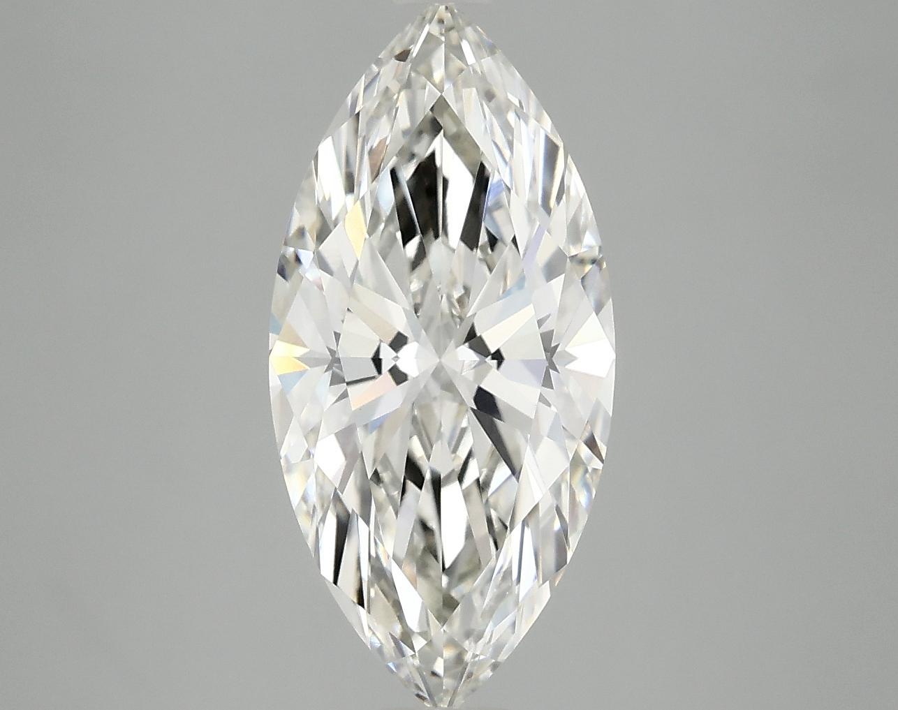 3.0 Carat Marquise Shaped Excellent Cut VVS2 IGI Certified Lab Grown Diamond