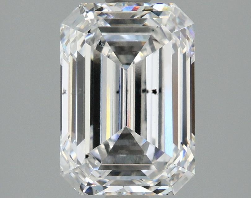 2.55 Carat Emerald Shaped Ideal Cut SI1 IGI Certified Lab Grown Diamond