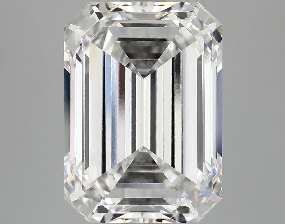 3.72 Carat Emerald Shaped Ideal Cut VVS2 IGI Certified Lab Grown Diamond