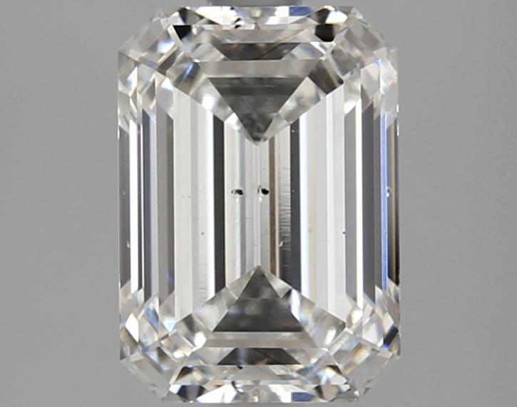 2.53 Carat Emerald Shaped Ideal Cut SI1 IGI Certified Lab Grown Diamond