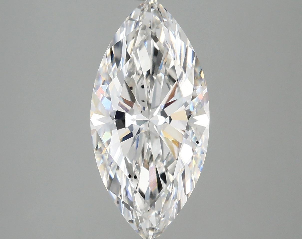 2.59 Carat Marquise Shaped Excellent Cut SI1 IGI Certified Lab Grown Diamond