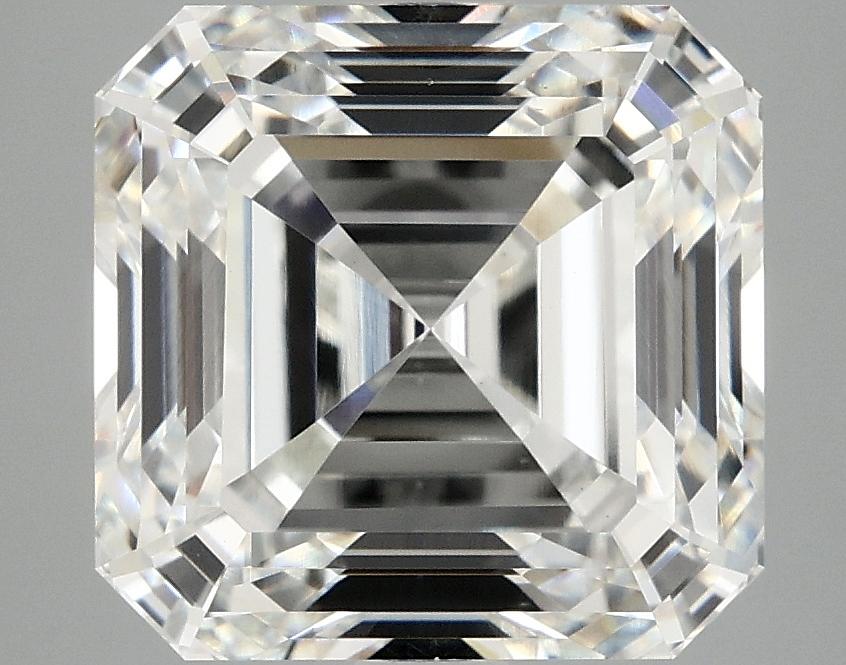 5.92 Carat Asscher Shaped Ideal Cut VVS2 IGI Certified Lab Grown Diamond