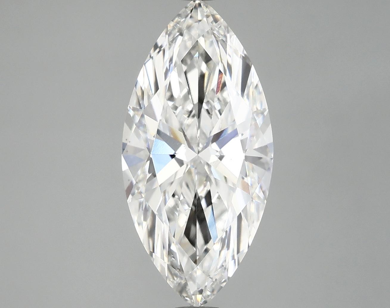 2.98 Carat Marquise Shaped Excellent Cut VS1 IGI Certified Lab Grown Diamond