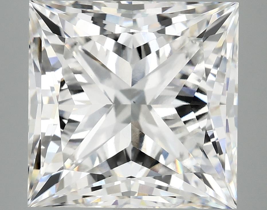 7.69 Carat Princess Shaped Ideal Cut VVS2 IGI Certified Lab Grown Diamond