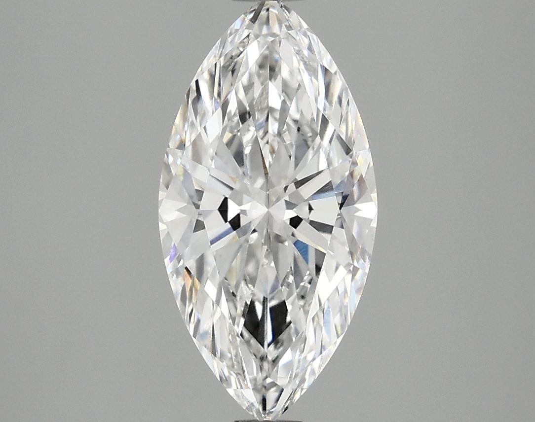 2.06 Carat Marquise Shaped Ideal Cut VVS2 IGI Certified Lab Grown Diamond