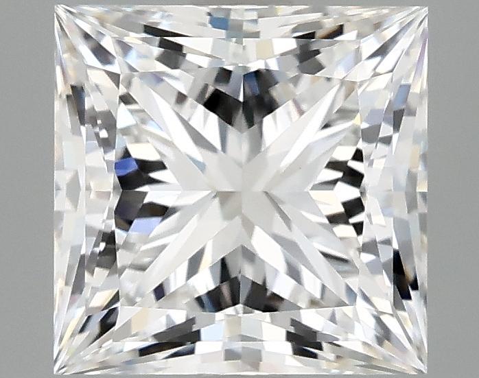 3.07 Carat Princess Shaped Ideal Cut VVS2 IGI Certified Lab Grown Diamond
