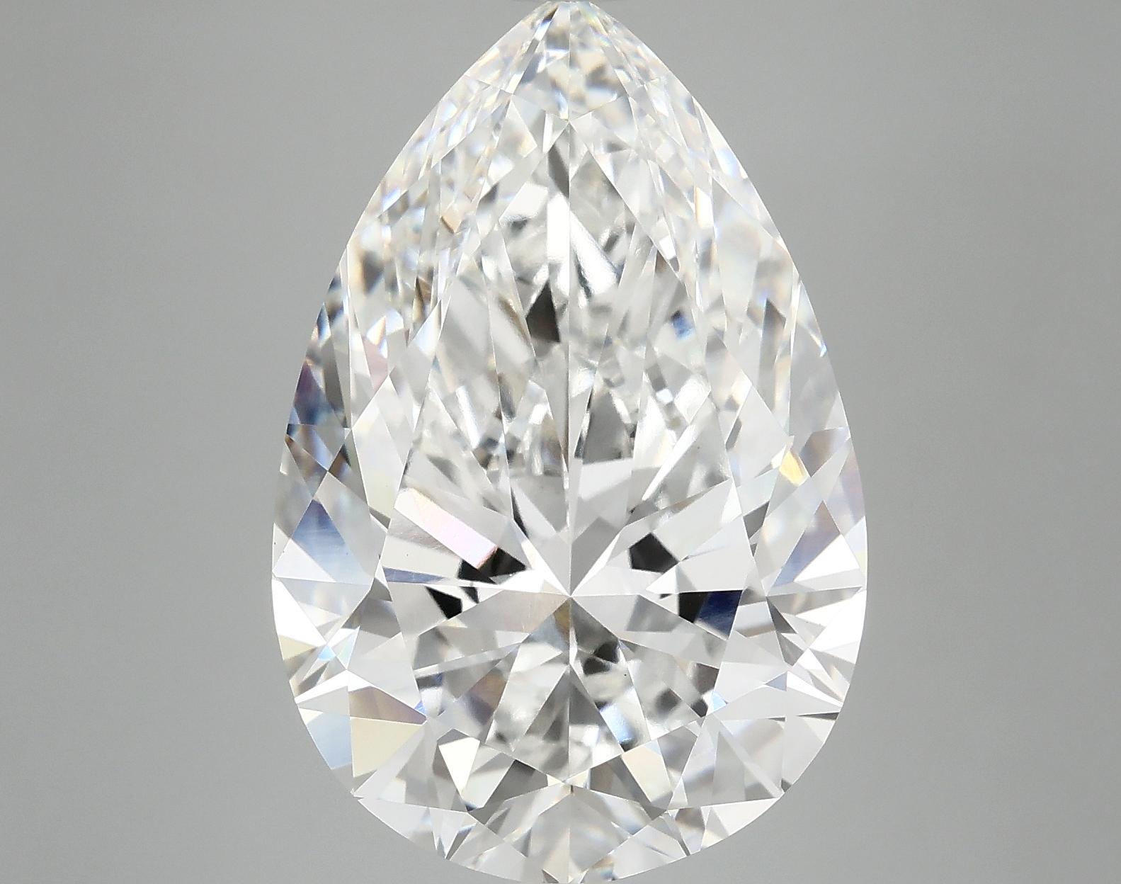 10.17 Carat Pear Shaped Excellent Cut VVS2 IGI Certified Lab Grown Diamond