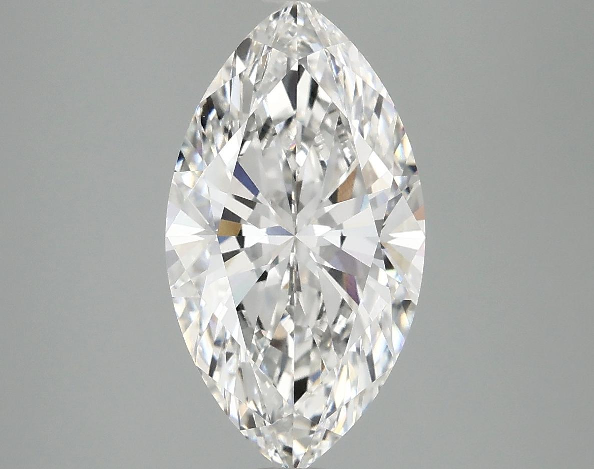 3.09 Carat Marquise Shaped Excellent Cut VVS2 IGI Certified Lab Grown Diamond