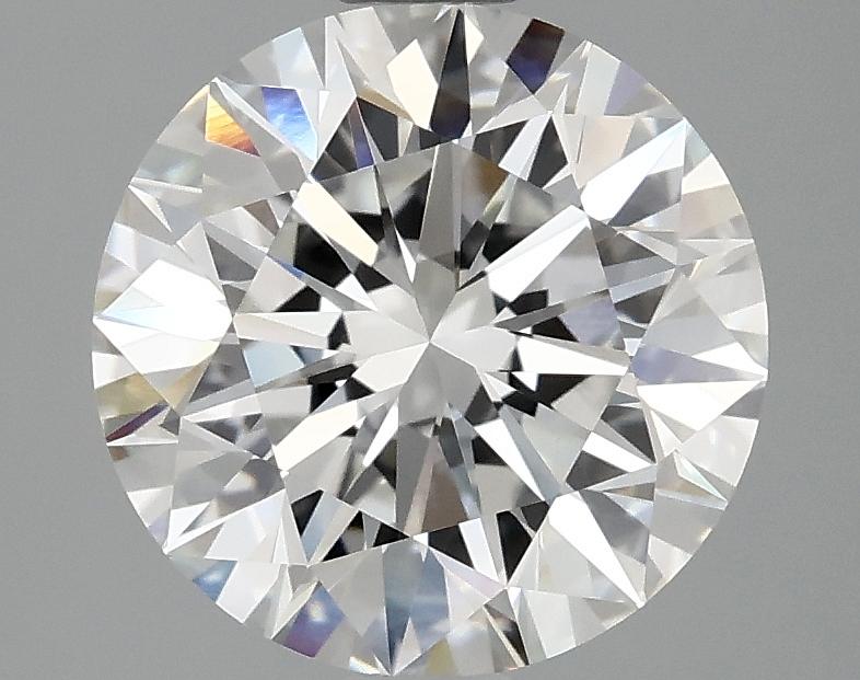 3.06 Carat Round Shaped Excellent Cut VVS2 IGI Certified Lab Grown Diamond