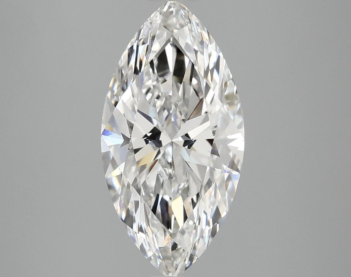 3.01 Carat Marquise Shaped Ideal Cut VVS2 IGI Certified Lab Grown Diamond