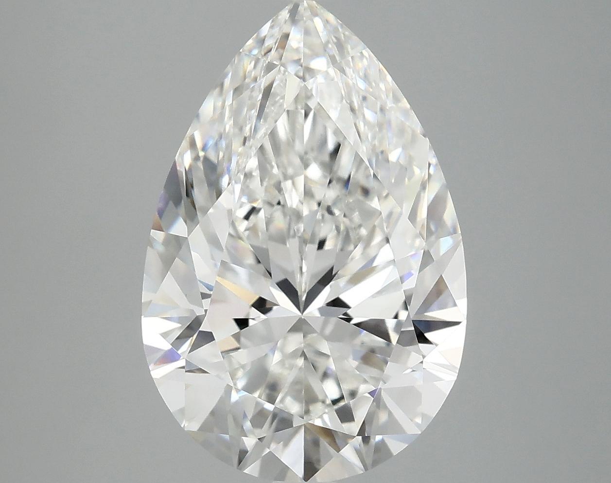 4.95 Carat Pear Shaped Excellent Cut VVS2 IGI Certified Lab Grown Diamond