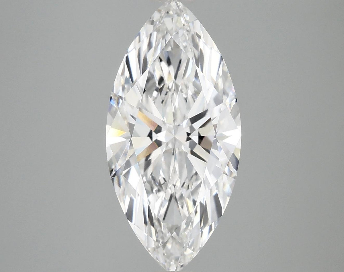 3.07 Carat Marquise Shaped Excellent Cut VVS2 IGI Certified Lab Grown Diamond