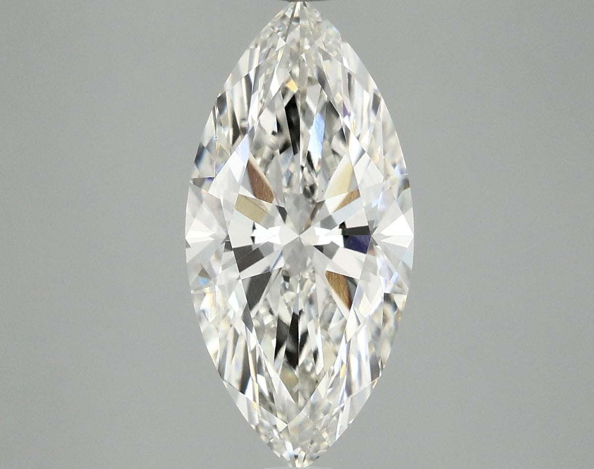 3.07 Carat Marquise Shaped Excellent Cut VVS2 IGI Certified Lab Grown Diamond