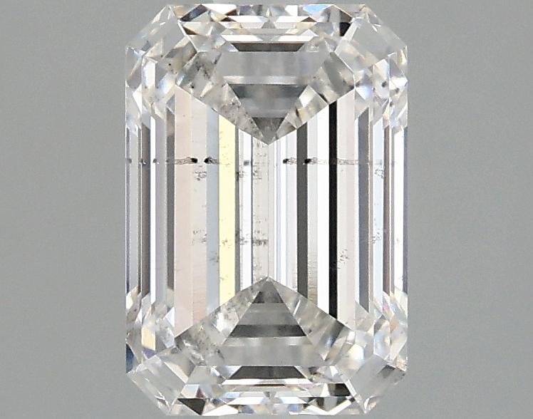 2.0 Carat Emerald Shaped Ideal Cut SI1 IGI Certified Lab Grown Diamond