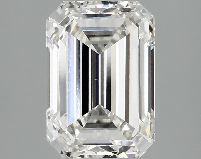 2.58 Carat Emerald Shaped Ideal Cut VVS2 IGI Certified Lab Grown Diamond