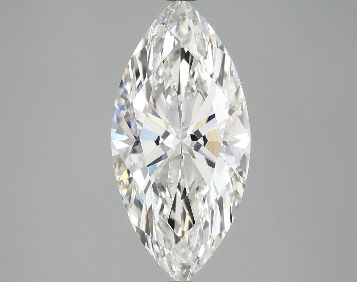 3.01 Carat Marquise Shaped Excellent Cut VVS2 IGI Certified Lab Grown Diamond