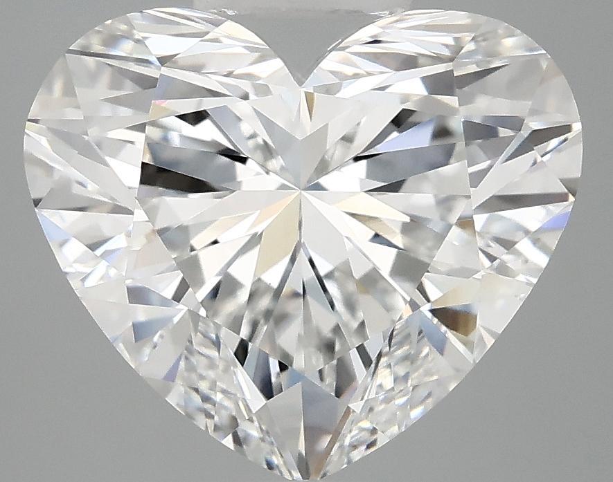 5.09 Carat Heart Shaped Excellent Cut VVS2 IGI Certified Lab Grown Diamond