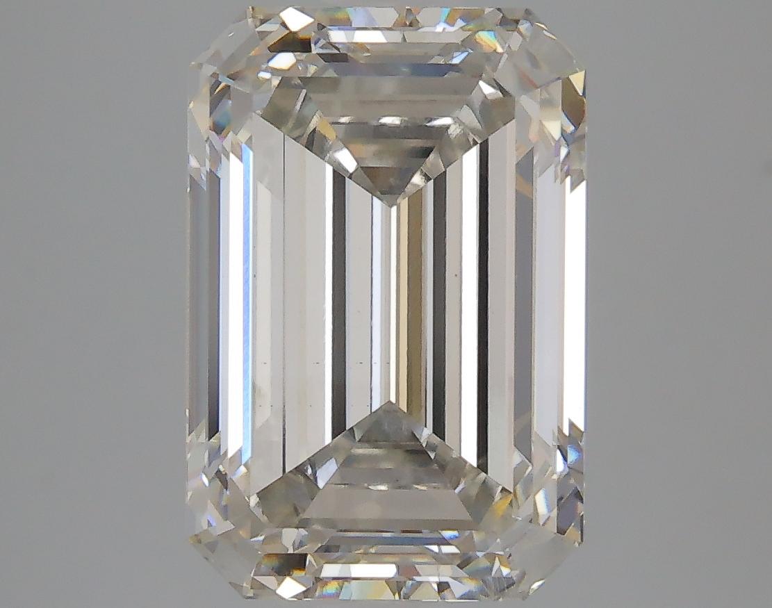 6.16 Carat Emerald Shaped Ideal Cut VVS2 IGI Certified Lab Grown Diamond