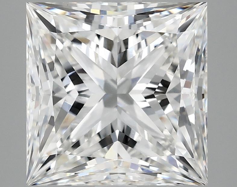 4.07 Carat Princess Shaped Ideal Cut VVS2 IGI Certified Lab Grown Diamond