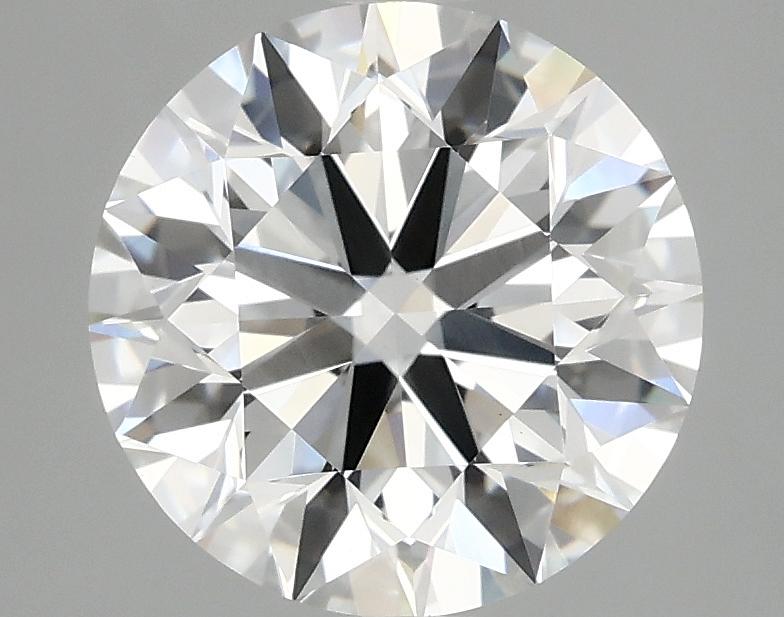 2.84 Carat Round Shaped Excellent Cut VVS2 IGI Certified Lab Grown Diamond
