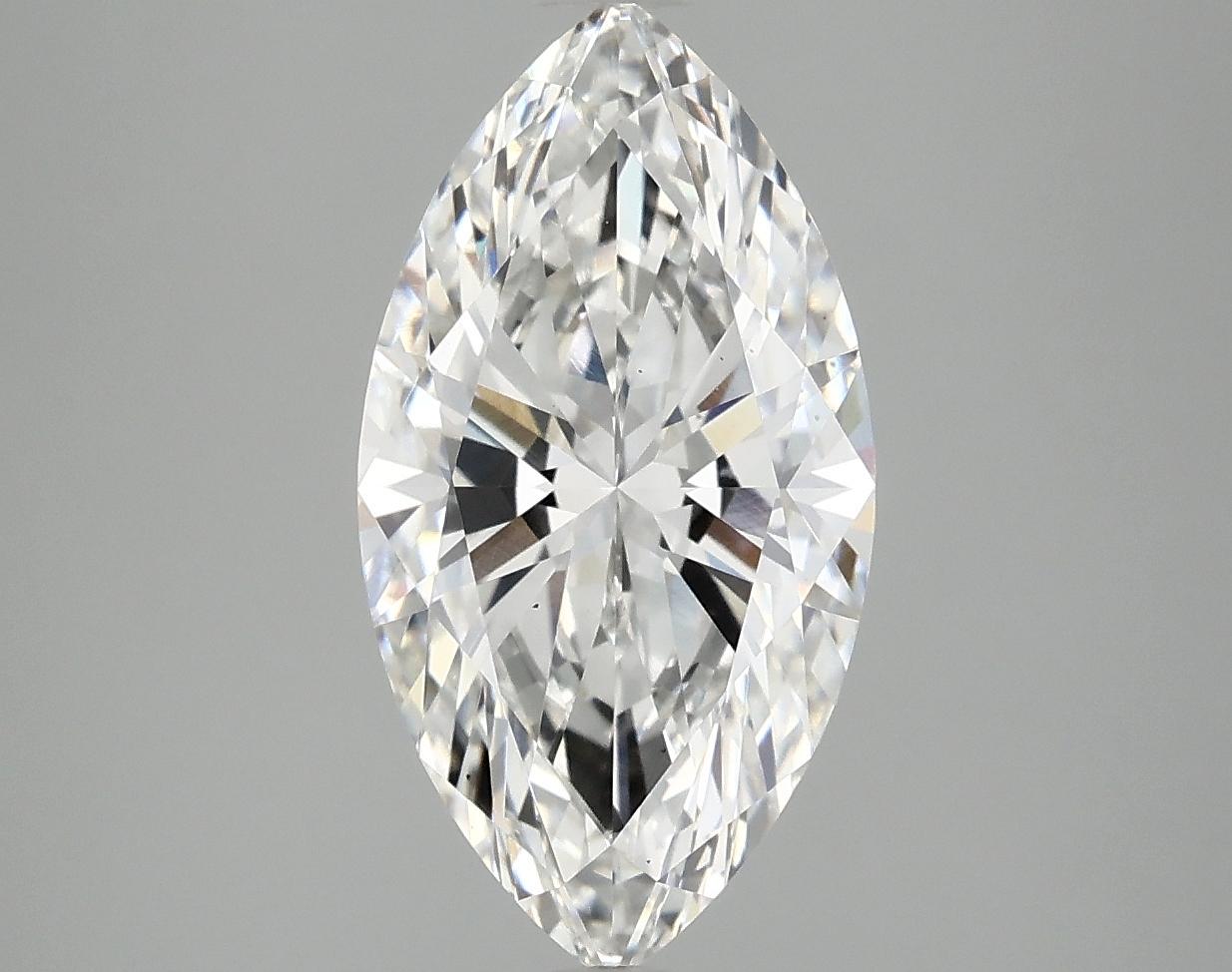 3.08 Carat Marquise Shaped Excellent Cut VS1 IGI Certified Lab Grown Diamond