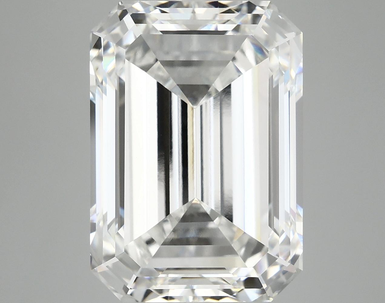 10.39 Carat Emerald Shaped Ideal Cut VVS2 IGI Certified Lab Grown Diamond