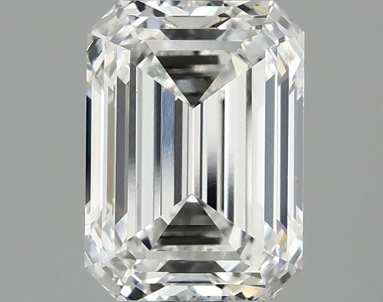 2.46 Carat Emerald Shaped Excellent Cut SI1 IGI Certified Lab Grown Diamond
