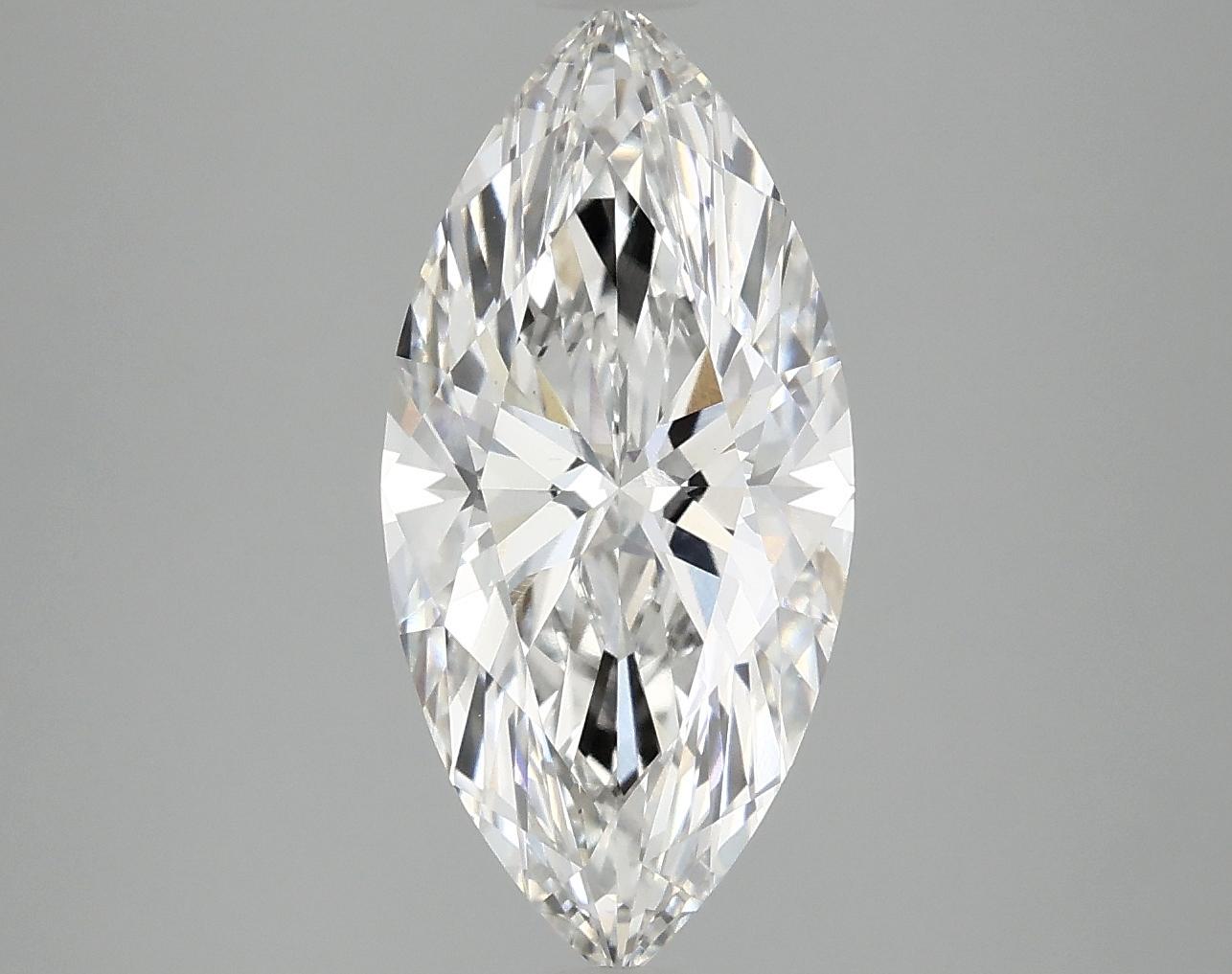 2.88 Carat Marquise Shaped Excellent Cut VS1 IGI Certified Lab Grown Diamond