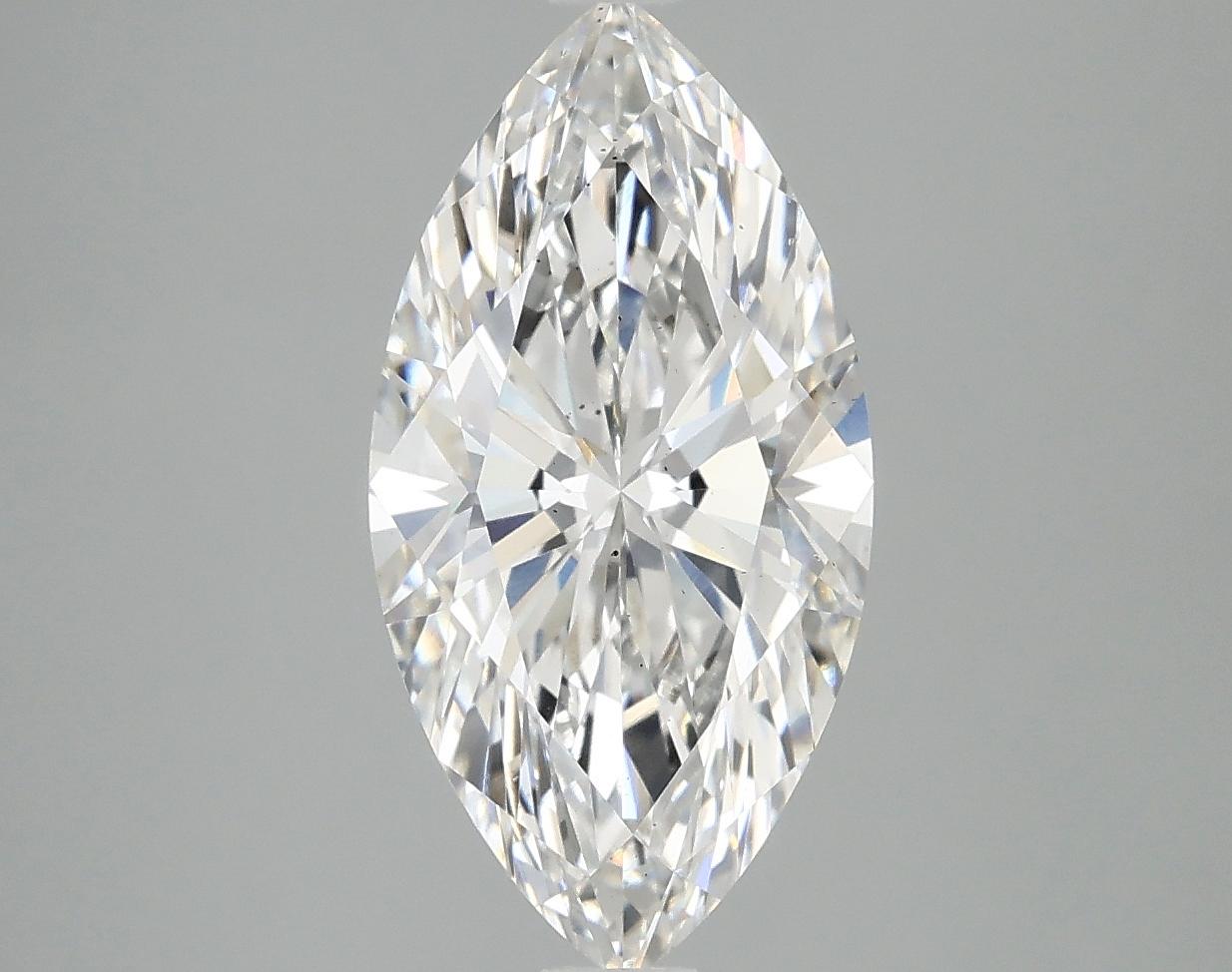 2.97 Carat Marquise Shaped Ideal Cut SI1 IGI Certified Lab Grown Diamond