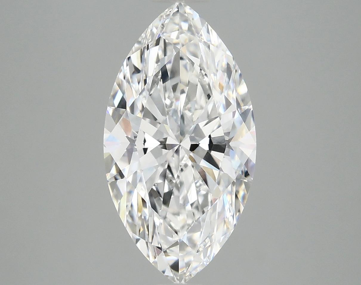 3.08 Carat Marquise Shaped Excellent Cut VVS2 IGI Certified Lab Grown Diamond