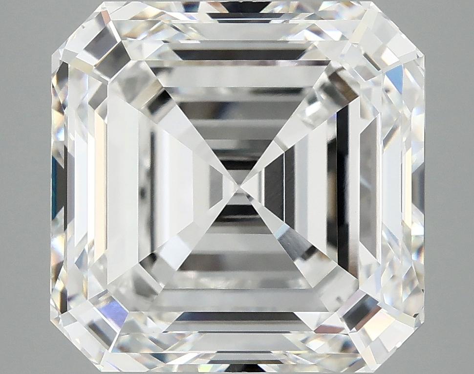8.08 Carat Asscher Shaped Ideal Cut VVS2 IGI Certified Lab Grown Diamond