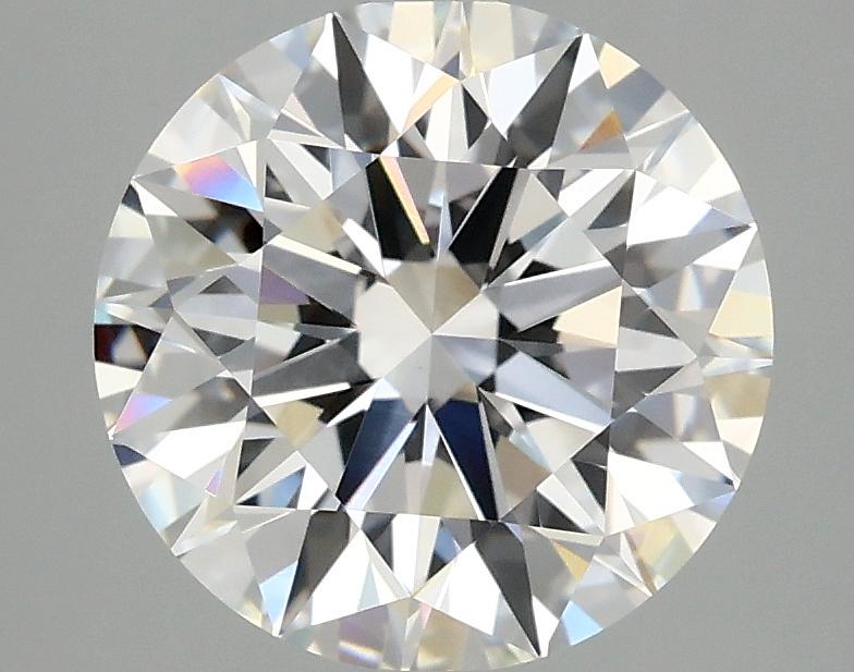 3.09 Carat Round Shaped Ideal Cut VVS2 IGI Certified Lab Grown Diamond