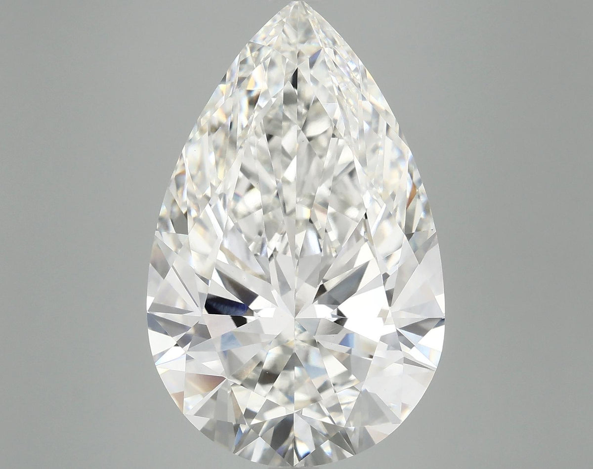 10.39 Carat Pear Shaped Ideal Cut VVS2 IGI Certified Lab Grown Diamond