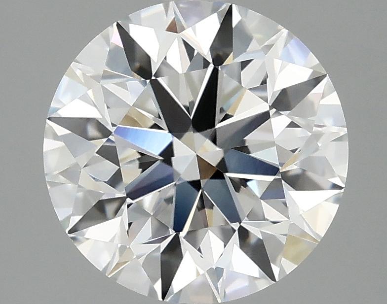 3.07 Carat Round Shaped Excellent Cut VVS2 IGI Certified Lab Grown Diamond